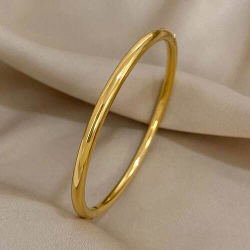 Greatera Waterproof Polished Stainless Steel Cuff Bracelet B