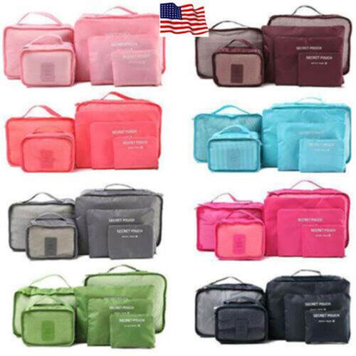 erproof Clothes Storage Luggage Organizer Pouch Packing Cube