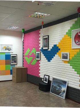 3D Wall Sticker Imitation Brick aterproof Wallpaper Room