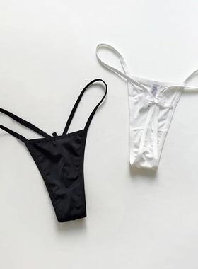 Ice Silk Sexy Women Panties G String Briefs Girls Thong Unde