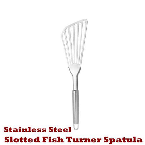 Slotted Fish Turner Spatula Stainless Steel