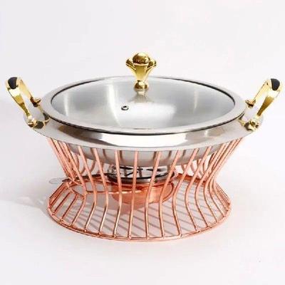 Stainless Steel Hotpot Set Mini Hotpot Pot Holder Tempered