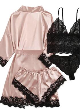 Women's sexy pajamas, shorts, pajamas, pajamas, home clo