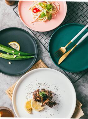 Nordic ceramic Western dish steak dish household plates set1