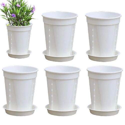 Pots For Plants Pot Planter 5 Piece Containers Box Grow