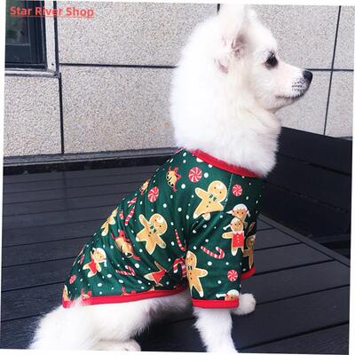 Christmas Dog Clothes Pet Clothing Vest For Small Dog Cat Pu