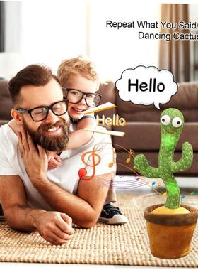 Lovely Dancing Cactus Doll Talking Toy Electron Plush Toy Sp