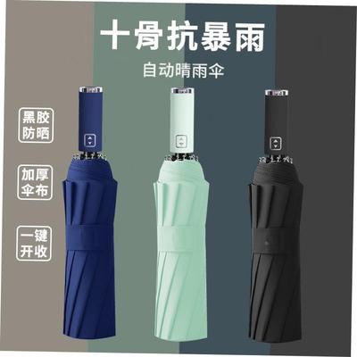 Strong Wind Resistant 12K Automatic Umbrella Rain Women Wi