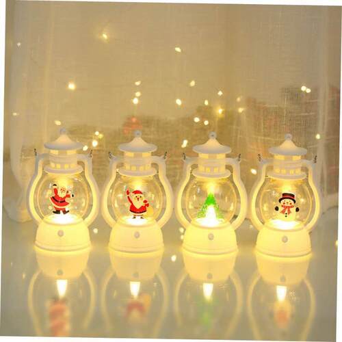 Christmas Festoon Led Lights Stanta Claus Snowman