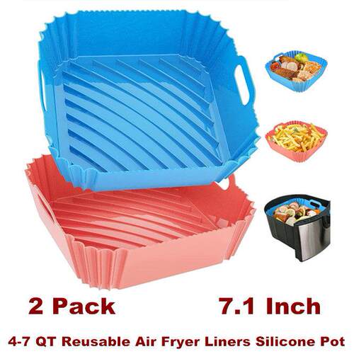 Air Fryer Silicone Liners Pot Oven Liner Baking Tray Basket