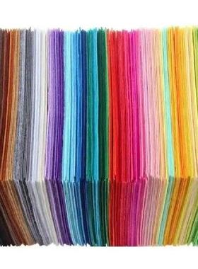 40Pcs Colorful Felt Fabric Sheet Squares 1mm Thick