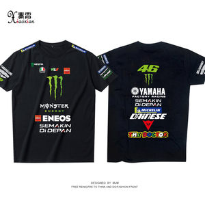 MOTOGP机车2022纯棉瓦伦蒂诺罗西摩托赛车手衣服夏男T恤短袖上衣