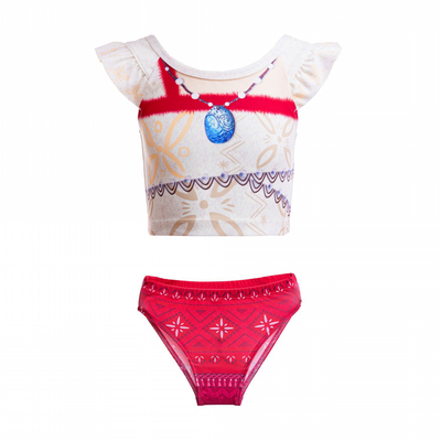 海洋2奇缘2莫阿娜cos服儿童款新款moana泳衣套装比基尼沙滩度假