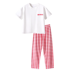 女童纯棉睡衣套装家居服