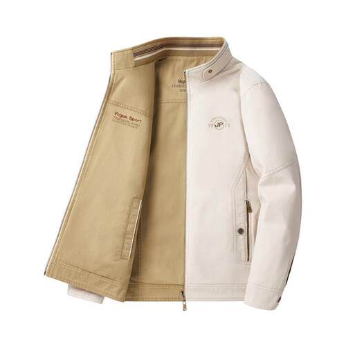 S.F Marceau~出口德国！夹克外套男春秋两面双面穿休闲纯棉夹克衫