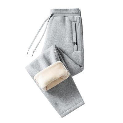 Home Daily~保暖羊羔绒裤子男棉裤秋冬款休闲卫裤加绒加厚运动裤