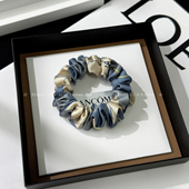 头花发饰缎 丸子头绳2026新款 3件8折 真丝发圈女高级感洋气时尚