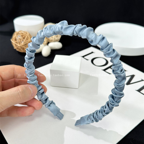 原创网红新款真丝压发发箍女夏季