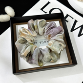 真丝发圈女百搭耐用丸子头元 3件8折 气猪大肠发圈国风高级感缎