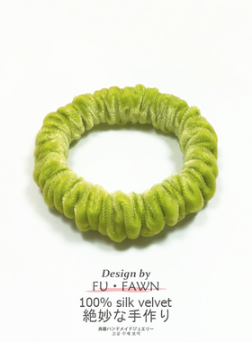 【3件8折】真丝发圈女2026新款发绳复古秋冬毛绒丝绒发圈皮筋头绳