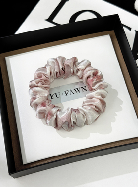 【3件8折】真丝发圈女2026新款高弹力小肠圈不伤发头绳高级感缎面