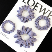 头花缎 大肠网红头绳高级感洋气时尚 3件8折 真丝发圈女2026新款