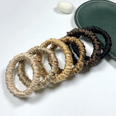 真丝发圈女高级感发量少头绳网红2026新款 3件8折 小肠皮筋发绳