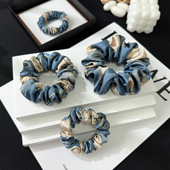 真丝大肠发圈女高级感发圈头绳2026新款 3件8折 高端发饰发绳缎