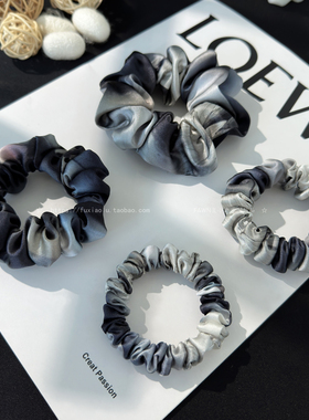 【3件8折】大肠真丝发圈女高级感洋气时尚头绳2026新款高端发绳缎