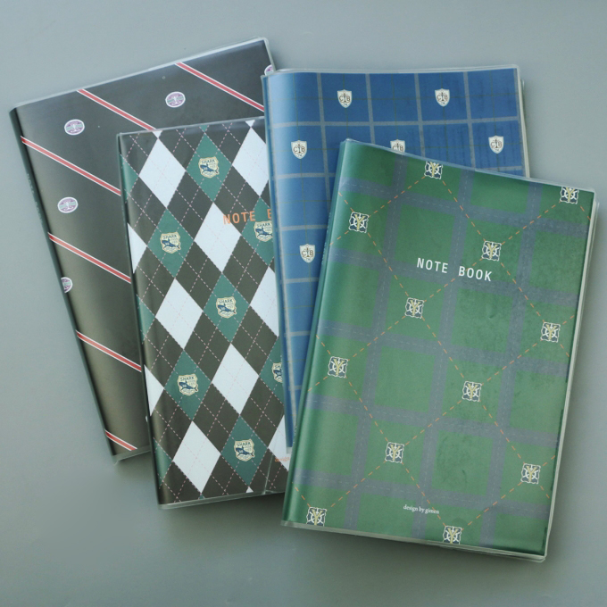 巨门文具超厚胶套笔记本128张1本