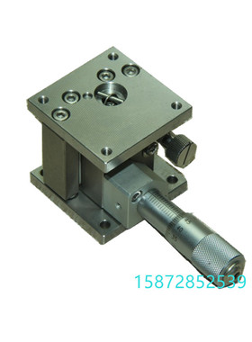 现货不锈钢滑台ZLLB40/60 水平面Z轴滚珠导轨千分尺旋钮型位移台