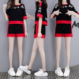 Комплект, летняя модная летняя одежда, популярно в интернете, в корейском стиле, в западном стиле