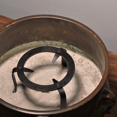 诧寂茶道伍德三脚架火盆支架