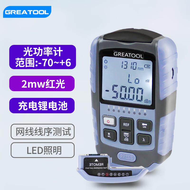 泽玥 四合一光功率计红光一体机光工打光笔光纤测试仪测光笔收光