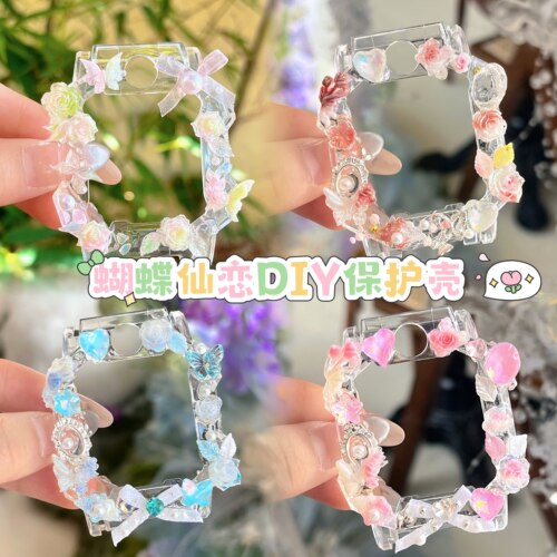 仙女佩戴适用小天才蝴蝶保护壳