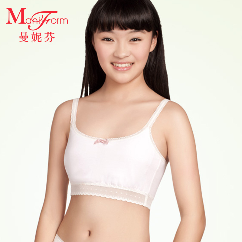 曼妮芬舒适棉质学生可爱少女女文胸热销400件假一赔十