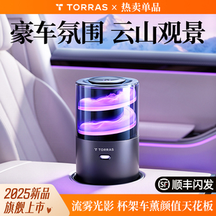 香氛摆件用喷雾机男士 图拉斯观景车载香薰汽车内香水2025新款 专用
