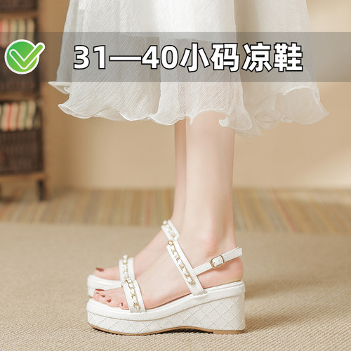 ZYIYI波西米亚风坡跟凉鞋