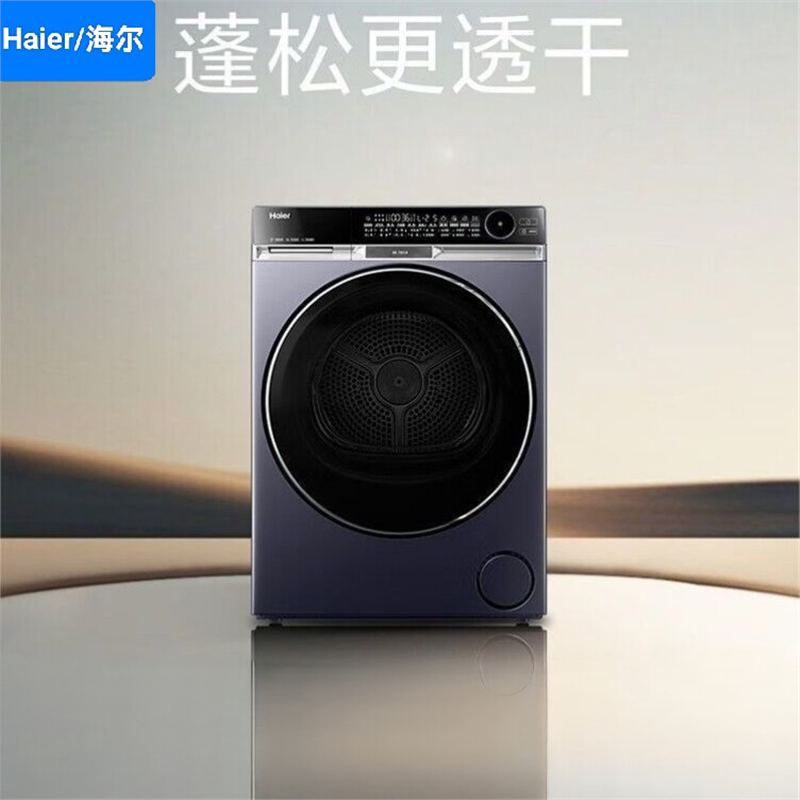 Haier/海尔HGY100-F586TU1家用滚筒式全自动10公斤大容量烘干机