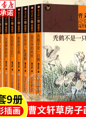 曹文轩草房子画本系列全套9册 天空的花环在长长的河流上秃鹤红菱船三四五六年级课外书小学生阅读书籍6-10-12-15岁儿童文学读物jl