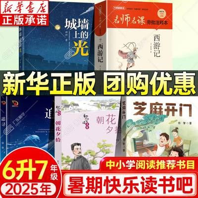 2025暑期快乐读书吧六升七课外书