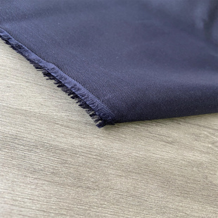 25姆米深藏青色斜纹桑蚕丝真丝100%塔夫绸廓感时装设计师布料