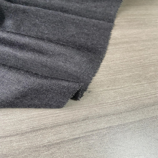 羊毛55%晴纶45%黑绿色罗马针织弹力布料定制T恤裙子裤子布料