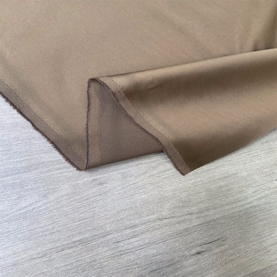 布队咖色斜纹三醋酸弹力布料