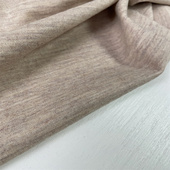 ROW风米夹驼纯羊毛进口优质针织面料微弹亲肤密实T恤打底衫 裙布料