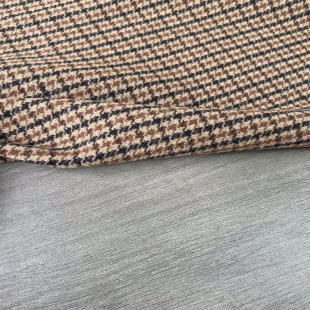 英伦布料 裤 千鸟格进口羊毛粗花呢秋冬复古经典 面料定制大衣西装