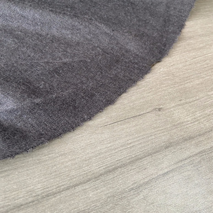 深灰色羊毛55%罗马针织春秋亲肤面料设计师T恤打底衫柔软布料