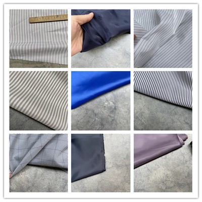 涤纶里衬纯色提花条纹面料