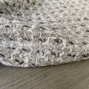 高级感满满进口羊毛棉小香花呢时装秋冬面料定制外套裙裤布料