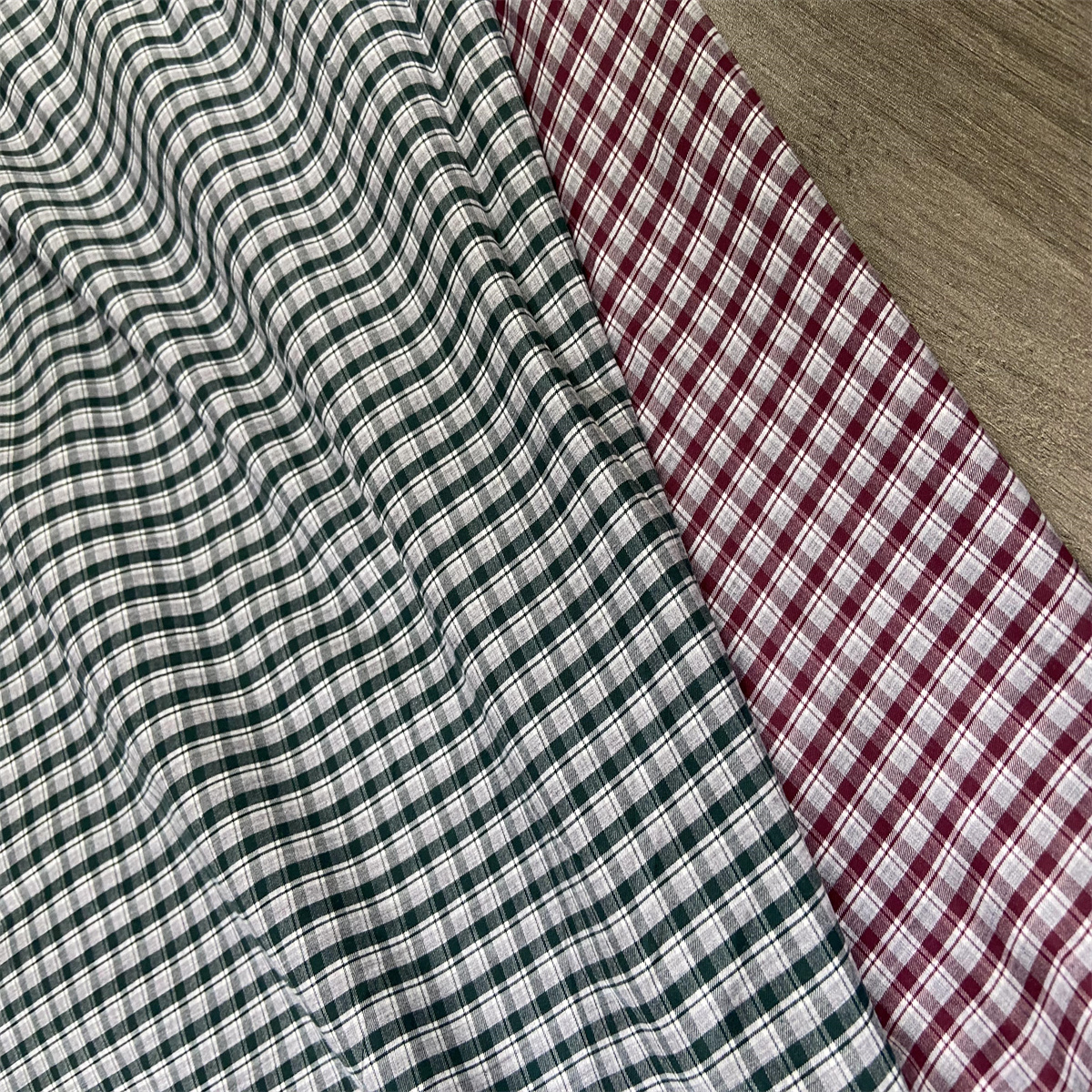 布队CANCLINI格子棉100%衬衫面料